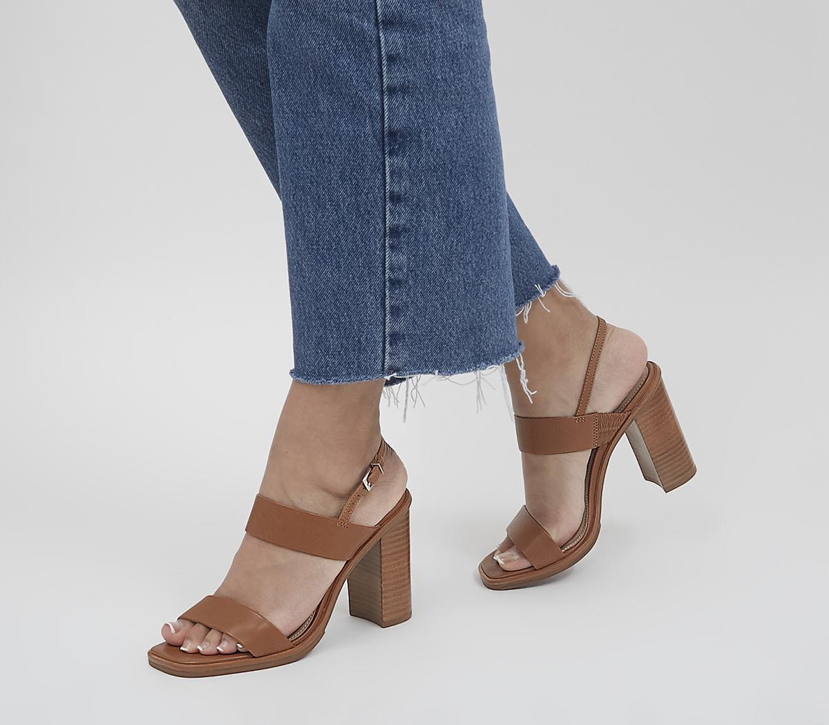 Herat Two Part Sling Back Block Heels Herat Two Part Sling Back Block Heels