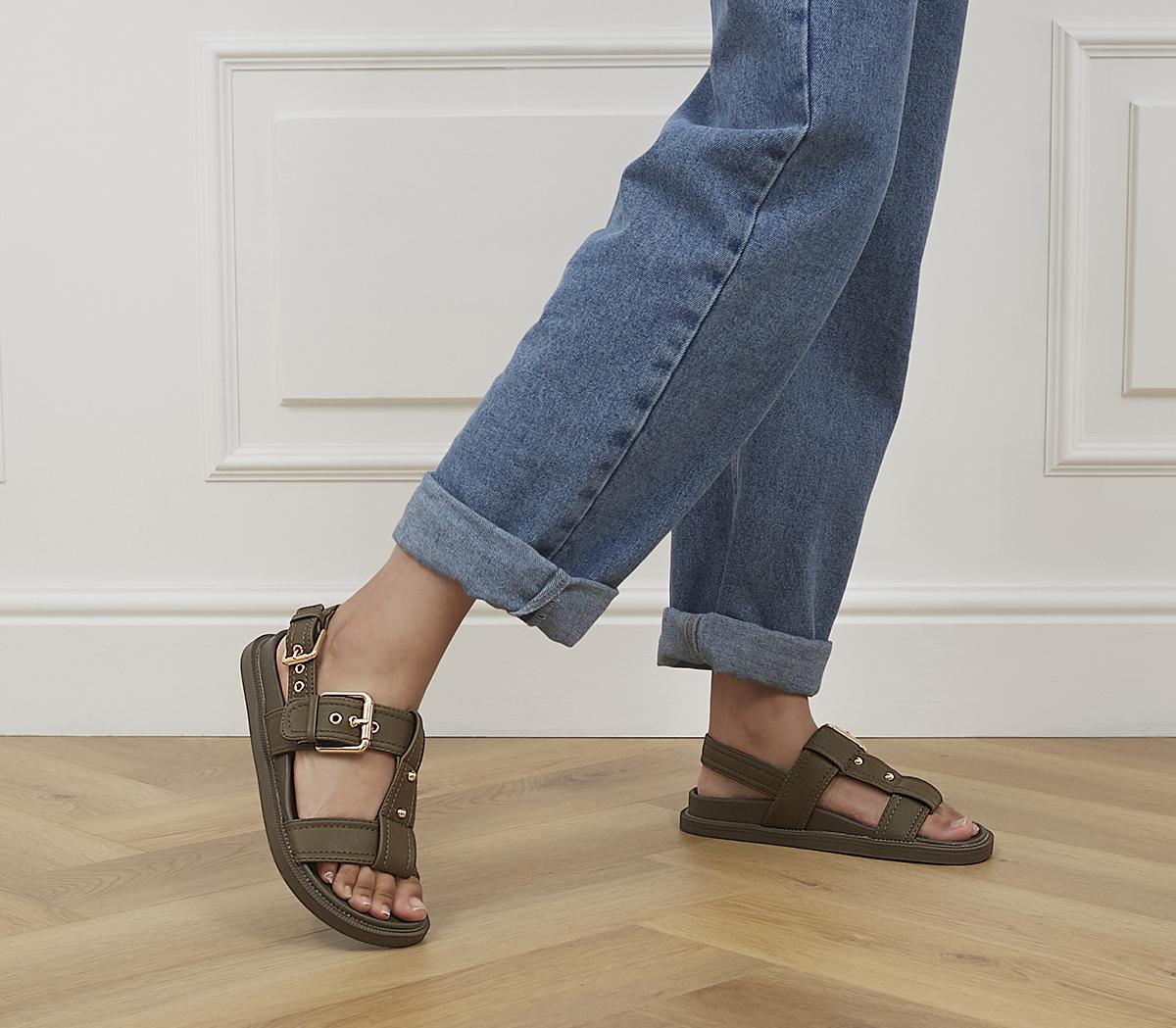 Shade T Bar Buckle Footbed Sandals Shade T Bar Buckle Footbed Sandals