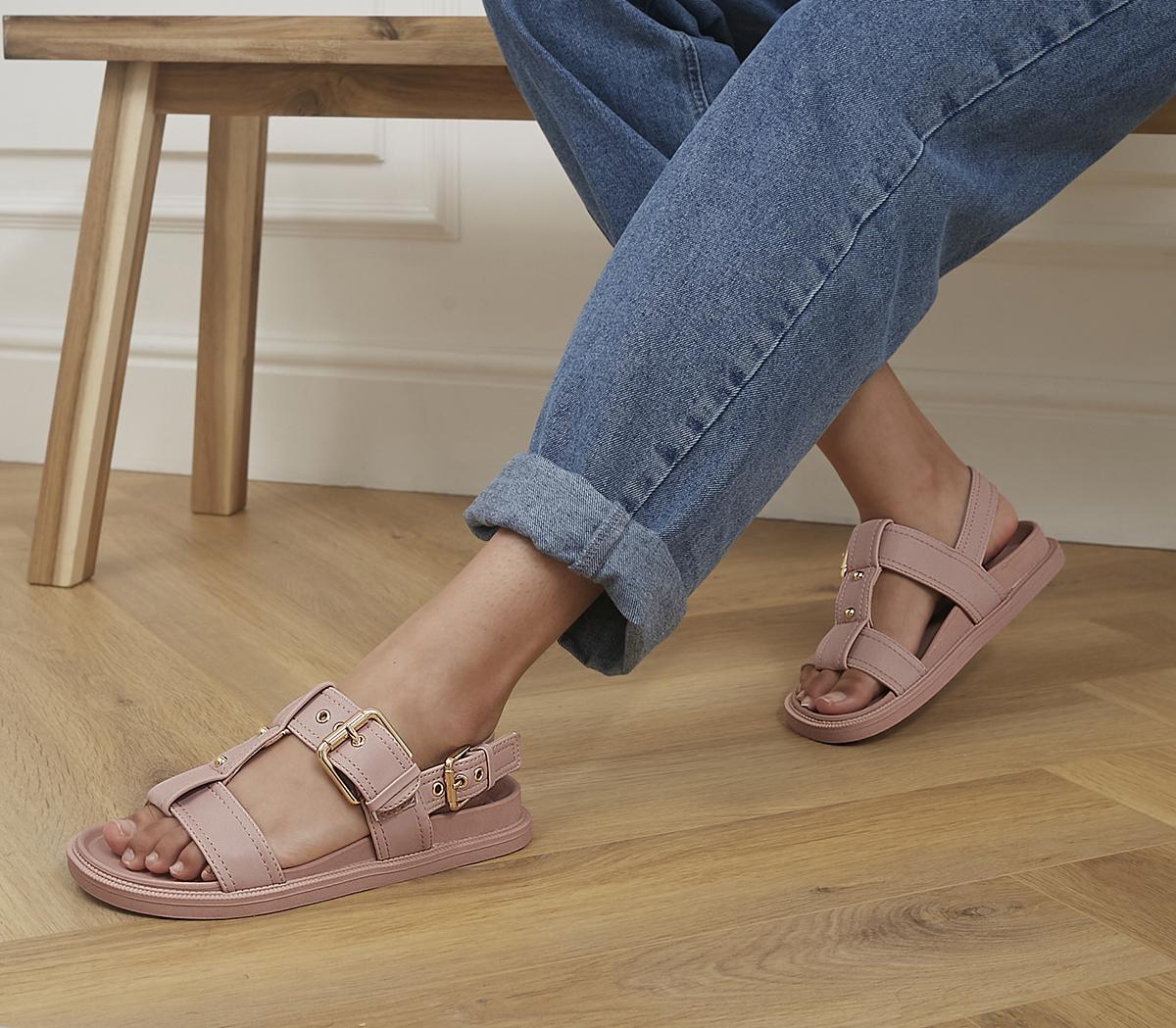 Shade T Bar Buckle Footbed Sandals Shade T Bar Buckle Footbed Sandals