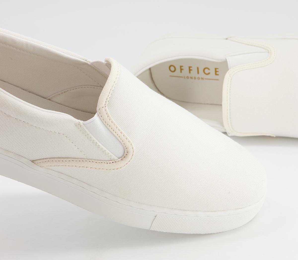 cotton canvas trainers