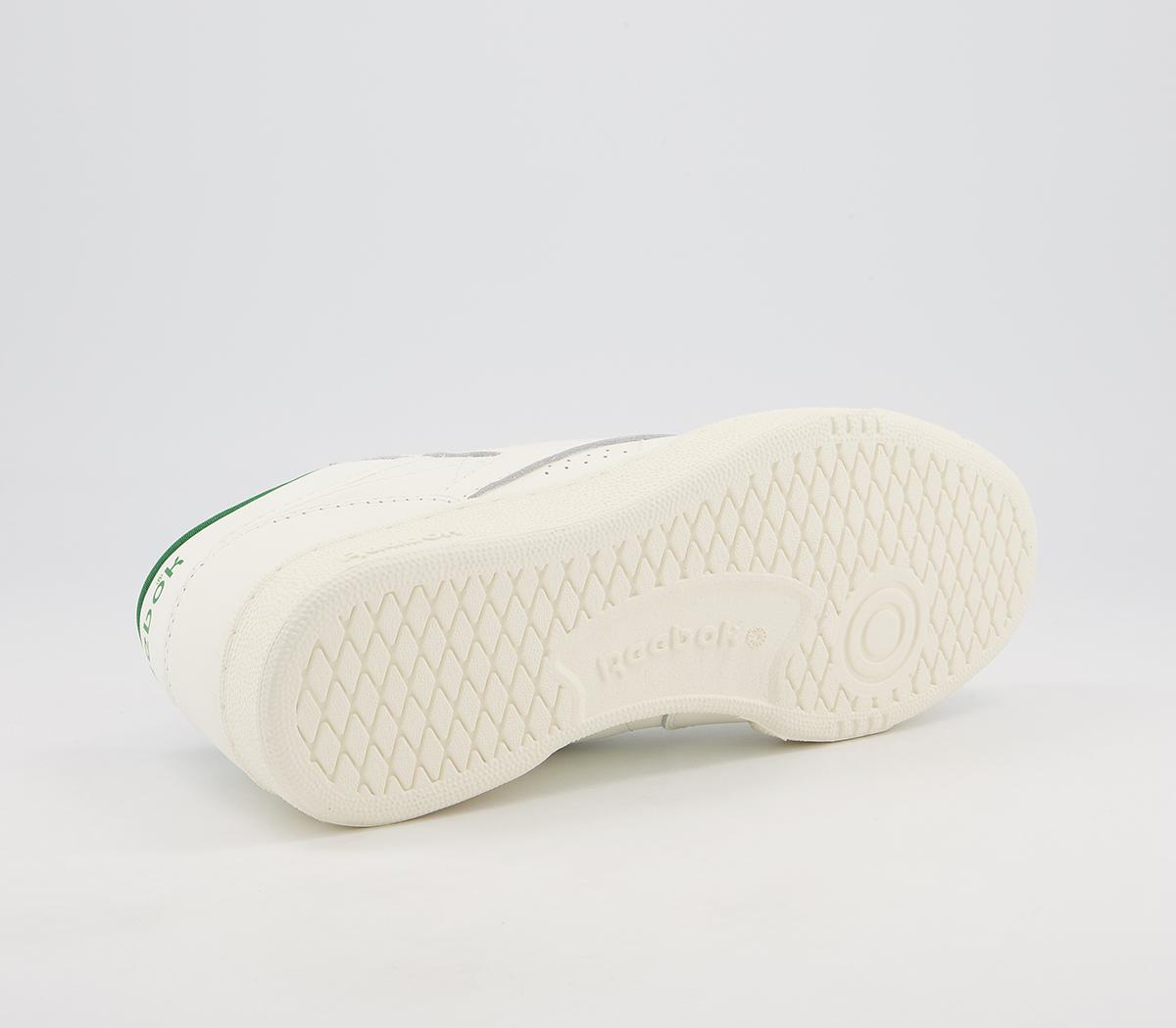 Reebok Club C Mid Trainers Chalk Green - His trainers