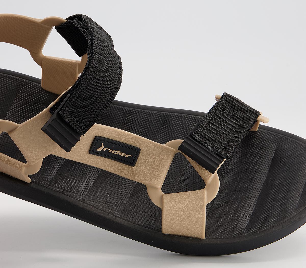 Rider Rider Free Sandals M Black Beige - Men’s Sandals