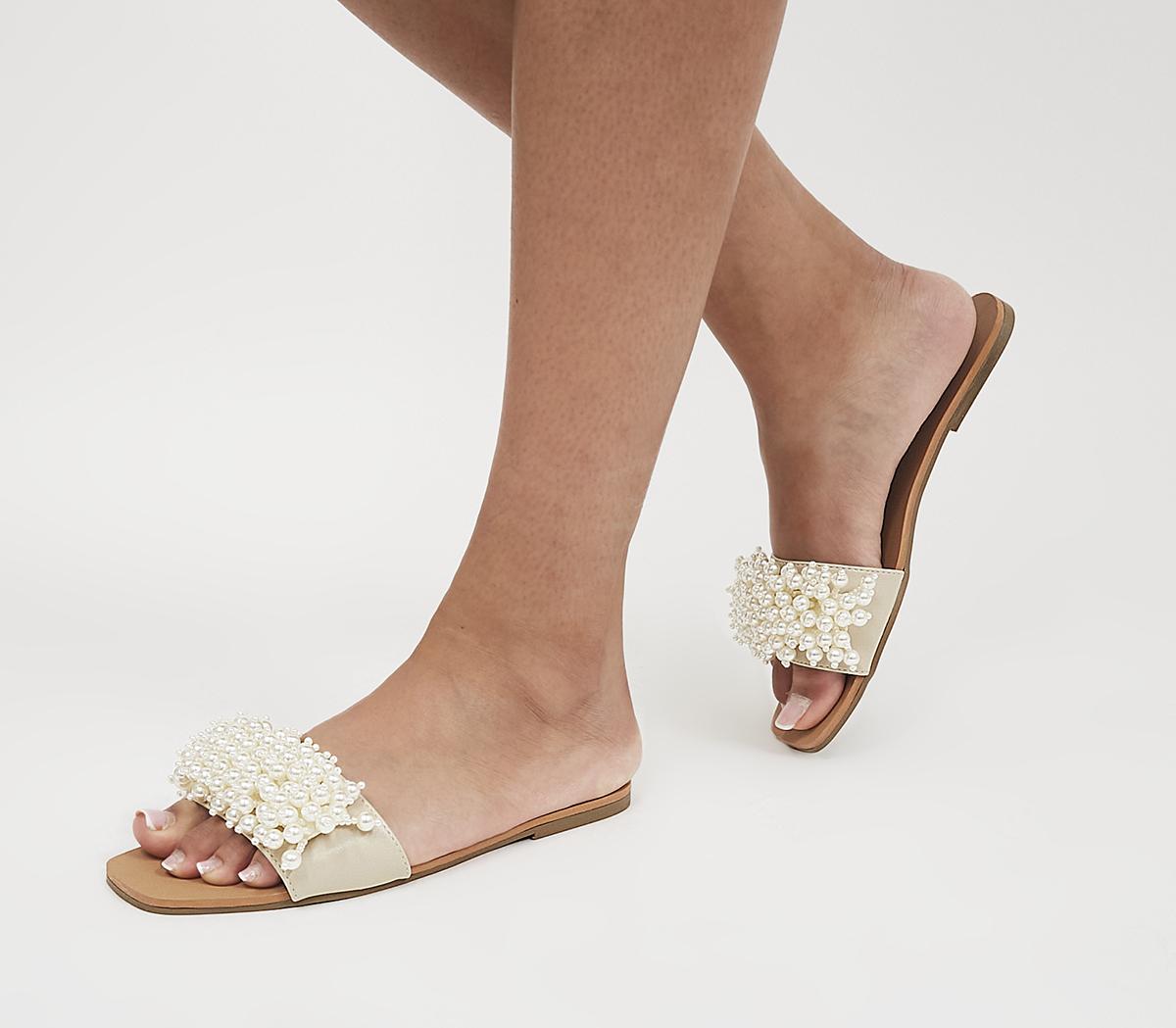 Slumber Party Pearl Detail Mules Slumber Party Pearl Detail Mules