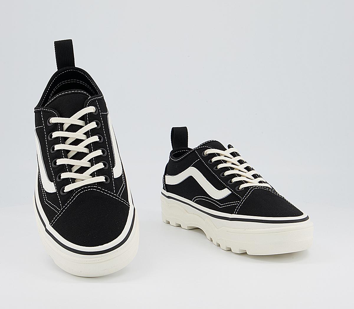 Vans Sentry Old Skool Trainers Black White Marshmellow - Hers trainers