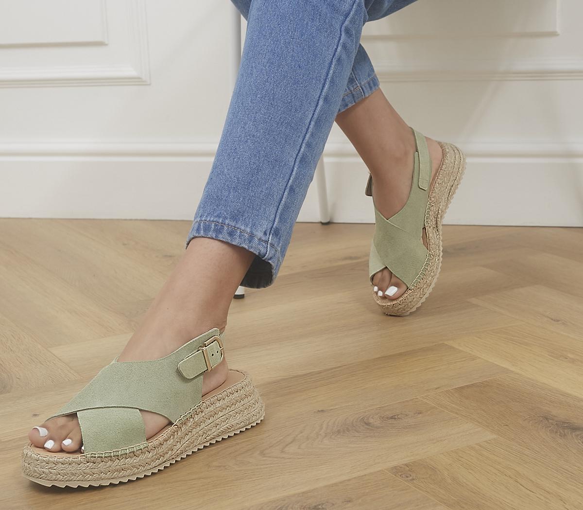 Marley Crossover Flatform Espadrilles Marley Crossover Flatform Espadrilles