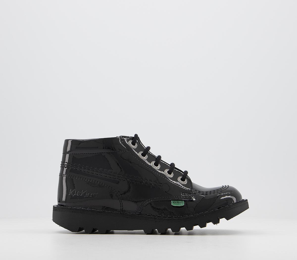 kickers patent boot