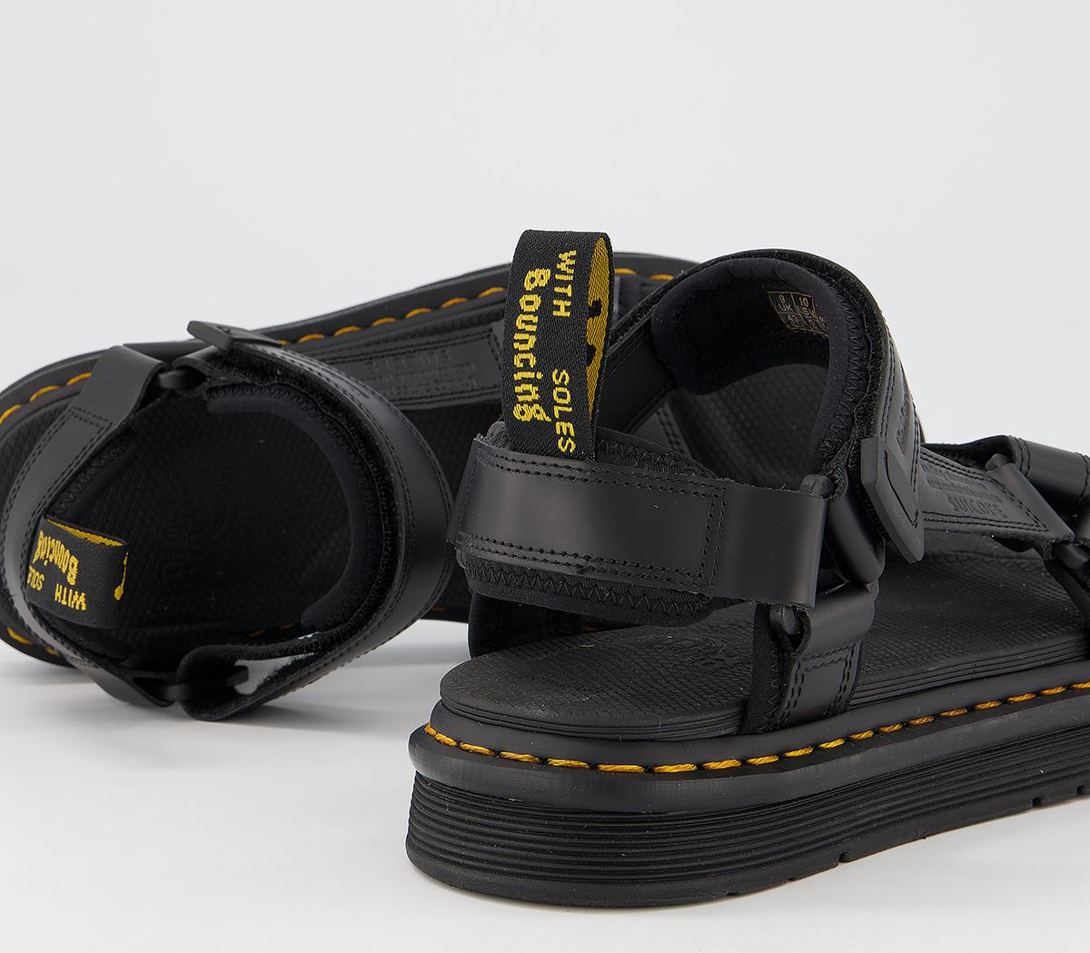 Dr. Martens Dm Suicoke Depa Sandals Black Smooth - Men’s Sandals