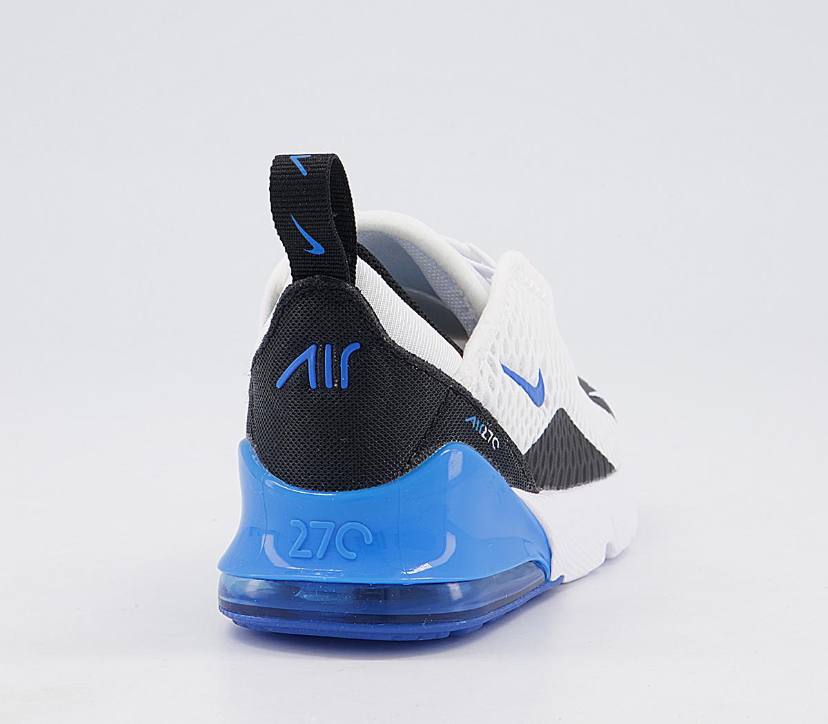 air max 270 white and blue