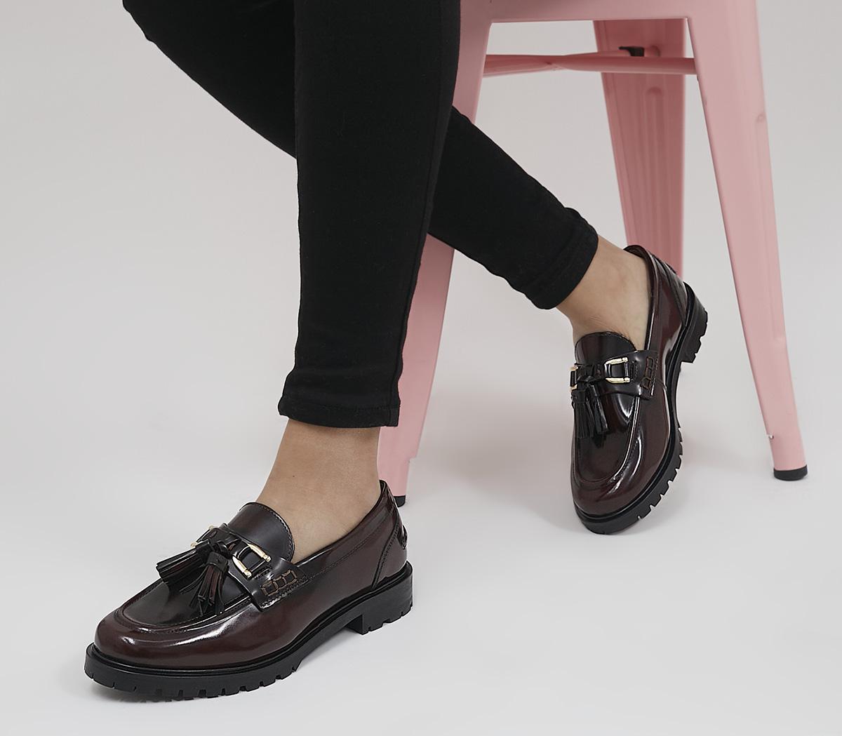 Fawn Chunky Tassle Loafers Fawn Chunky Tassle Loafers