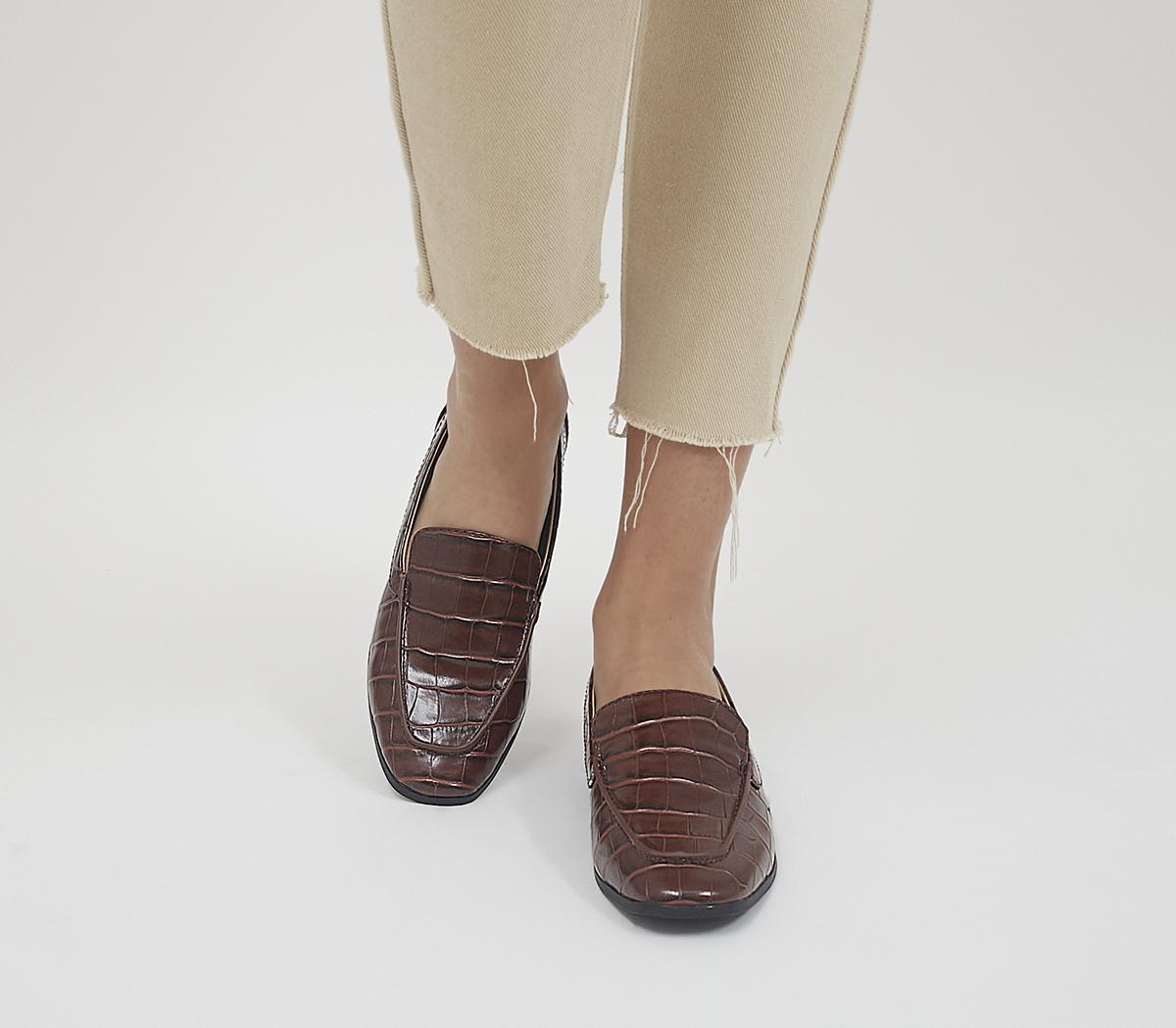 Fabric Soft Square Loafers