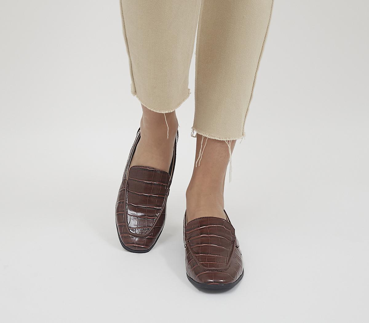 Fabric Soft Square Loafers Fabric Soft Square Loafers