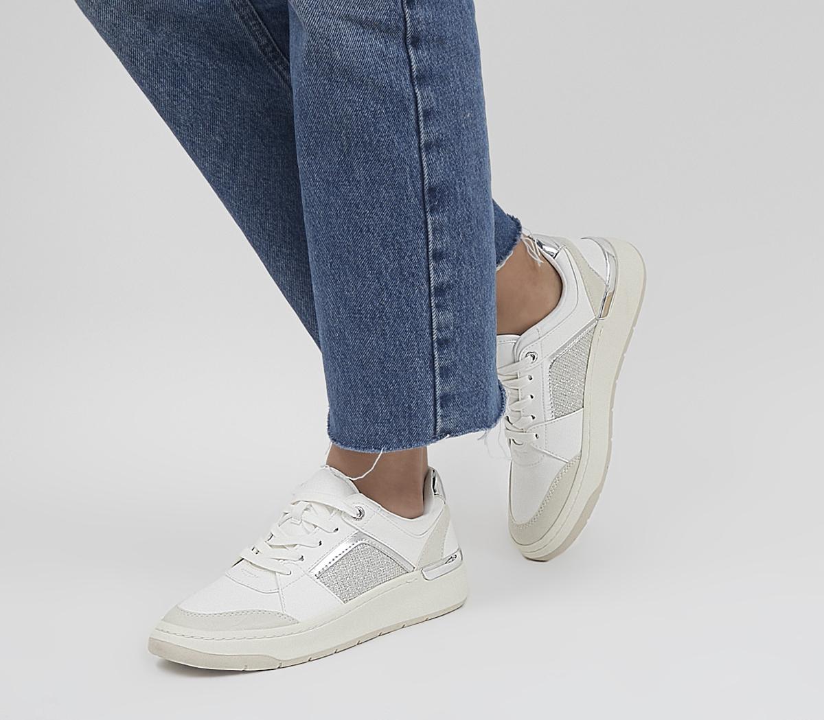 Fairside Feature Heel Clip Lace Up Trainers Fairside Feature Heel Clip Lace Up Trainers