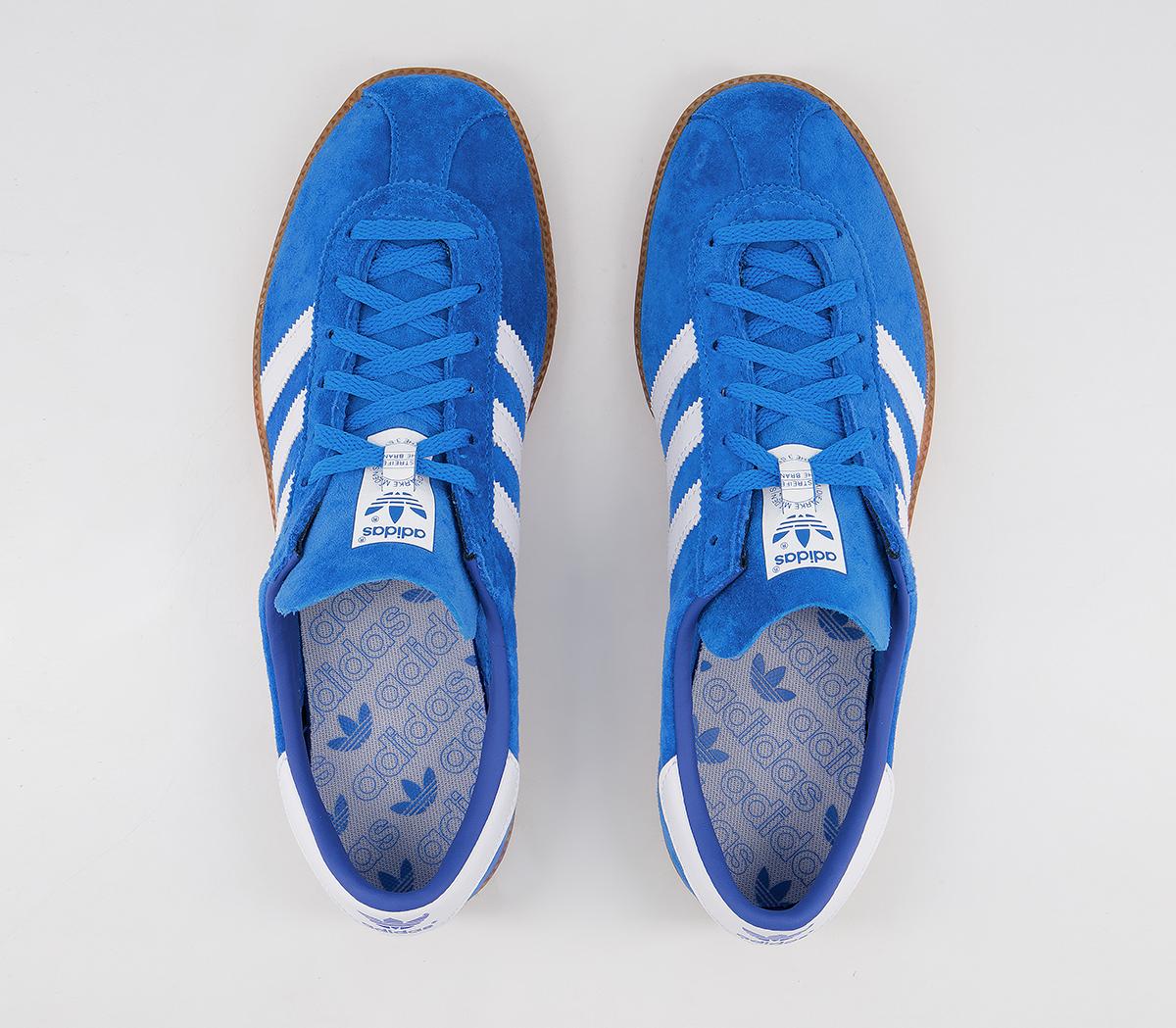 adidas Bleu Trainers Bright Blue White - His trainers