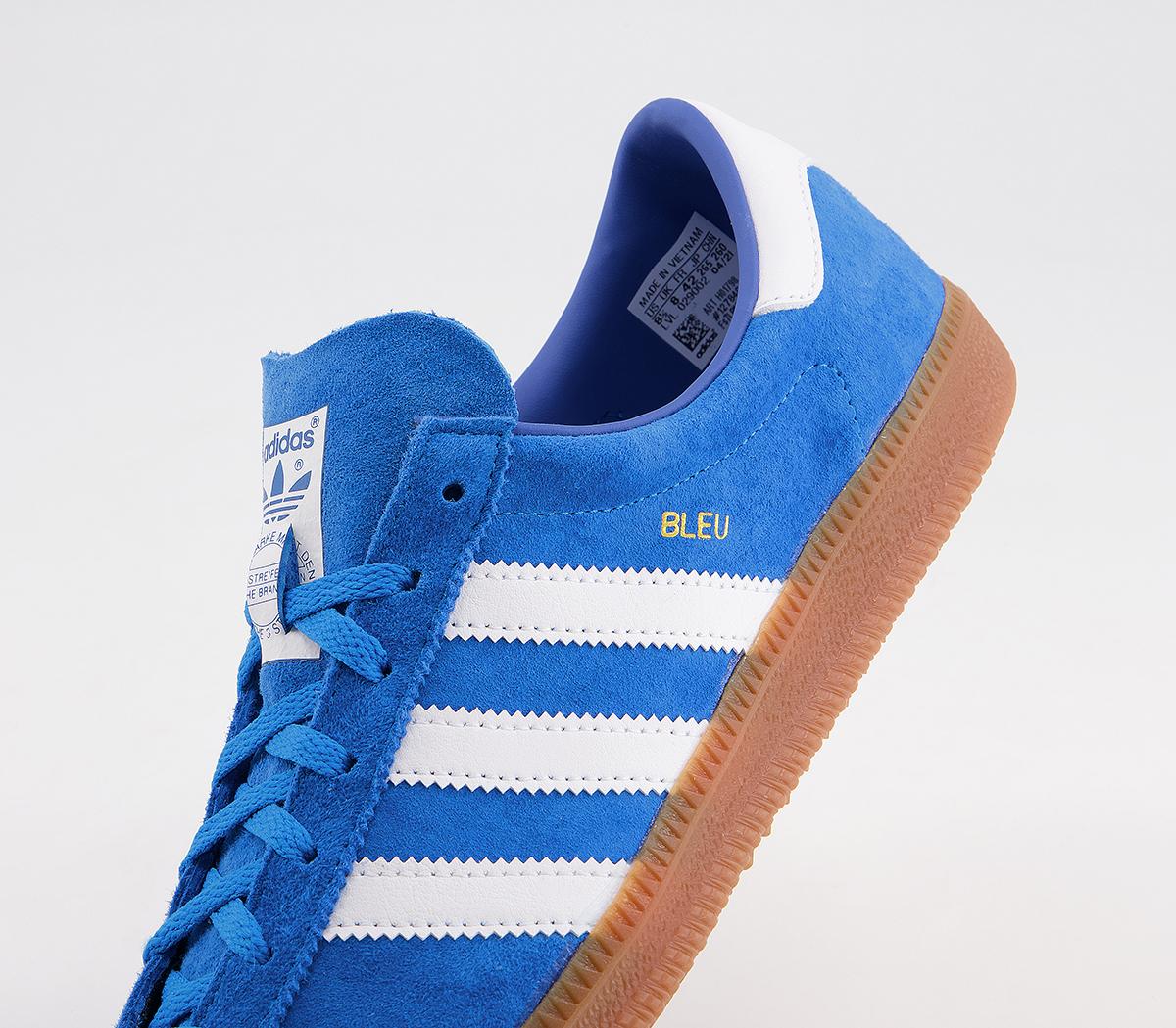 adidas Bleu Trainers Bright Blue White - His trainers