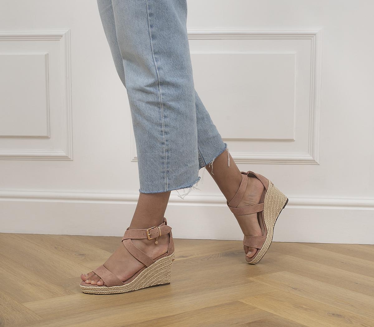 Office Mythology Espadrille Wedges Blush - Mid Heels