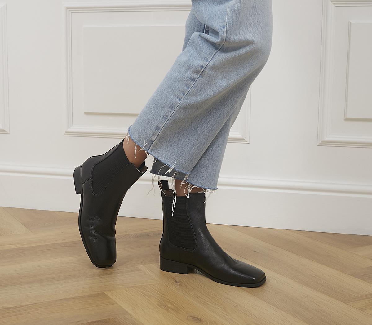 Angelina Square Toe Formal Chelsea Boots Angelina Square Toe Formal Chelsea Boots