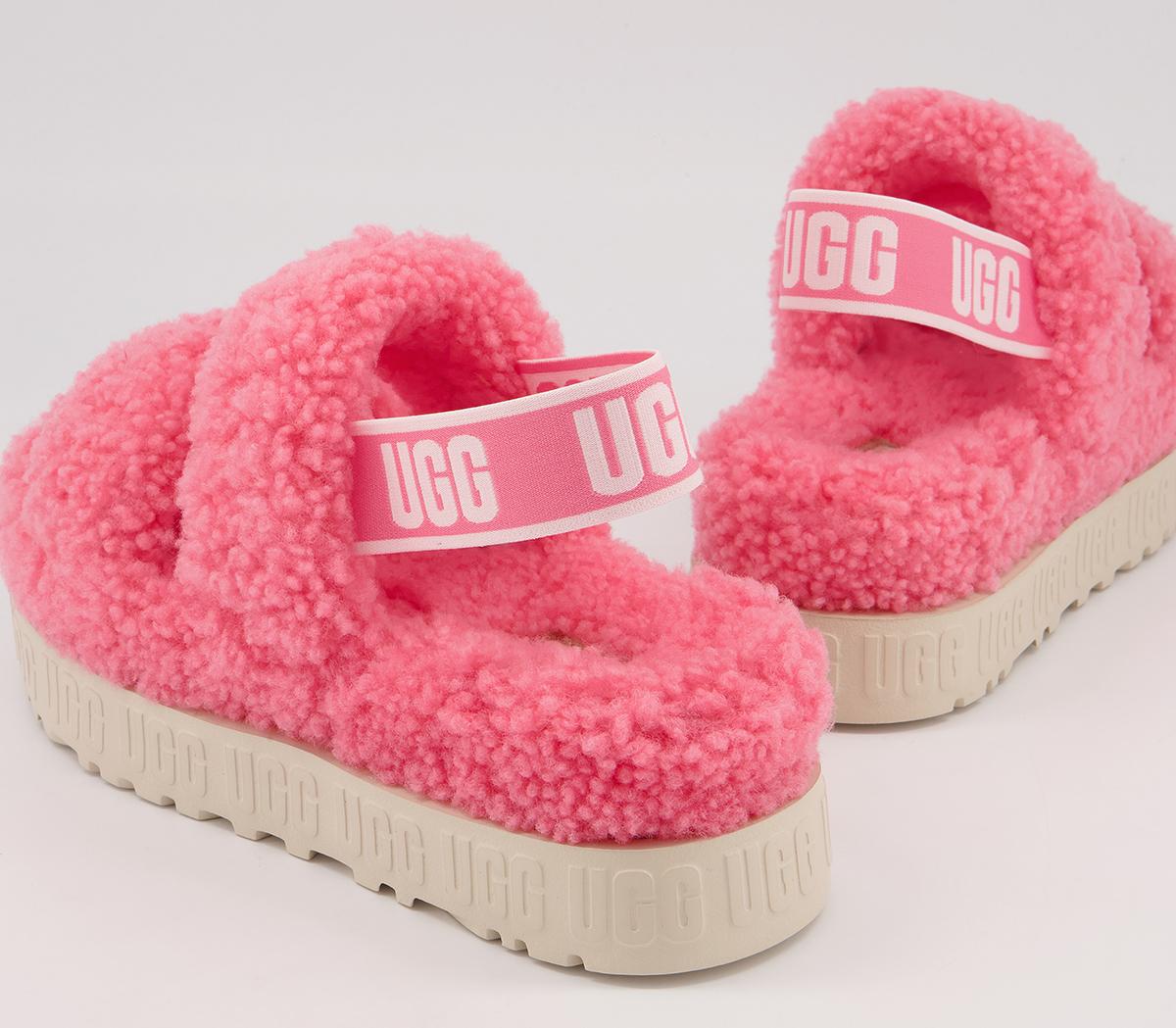 UGG Oh Flufitta Slippers Pink Rose - Flat Shoes for Women