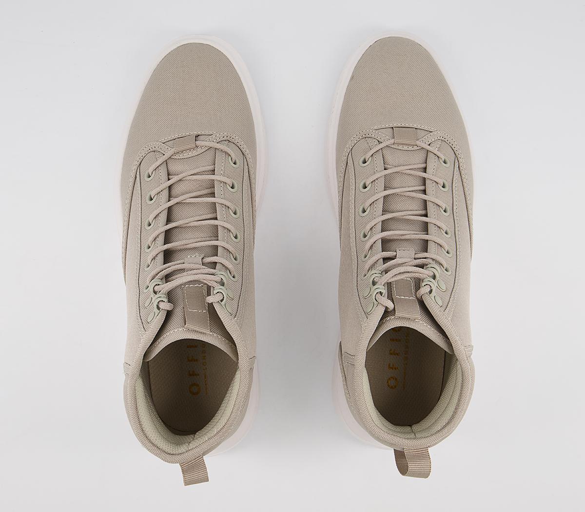 Office Chino Mid Top Trainers Sand Drench - Men's Casual Shoes