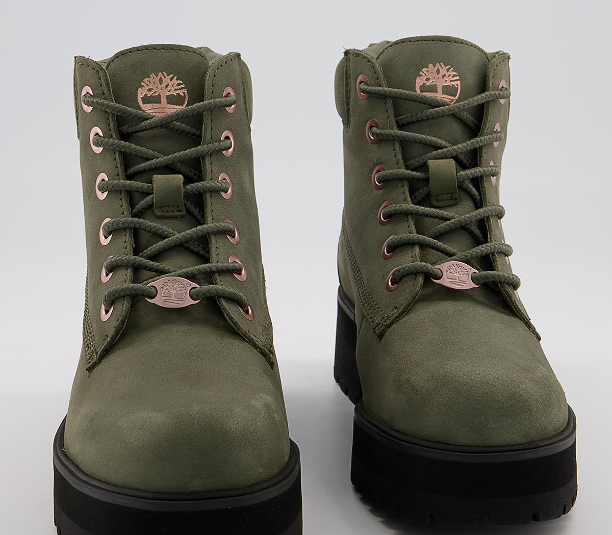 timberland lyonsdale 6 inch boots dusky green