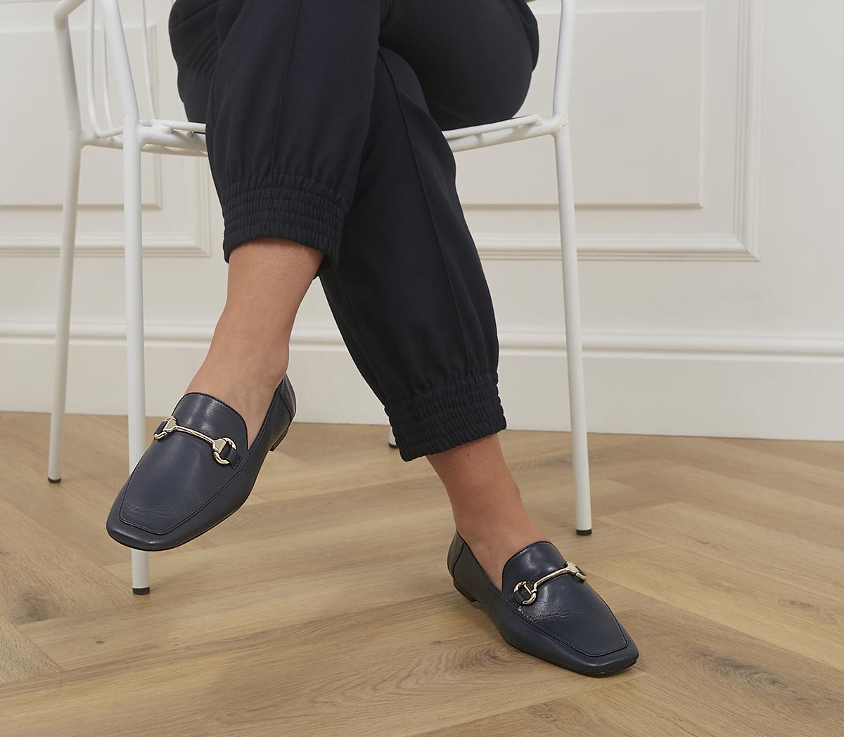 Fondly Square Toe Snaffle Loafers Fondly Square Toe Snaffle Loafers