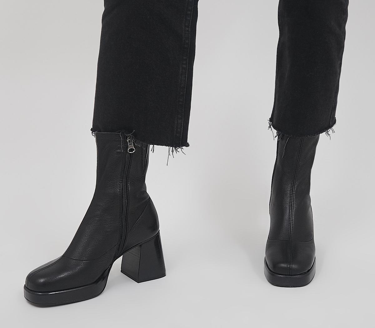 Auckland Platform Sock Ankle Boots Auckland Platform Sock Ankle Boots