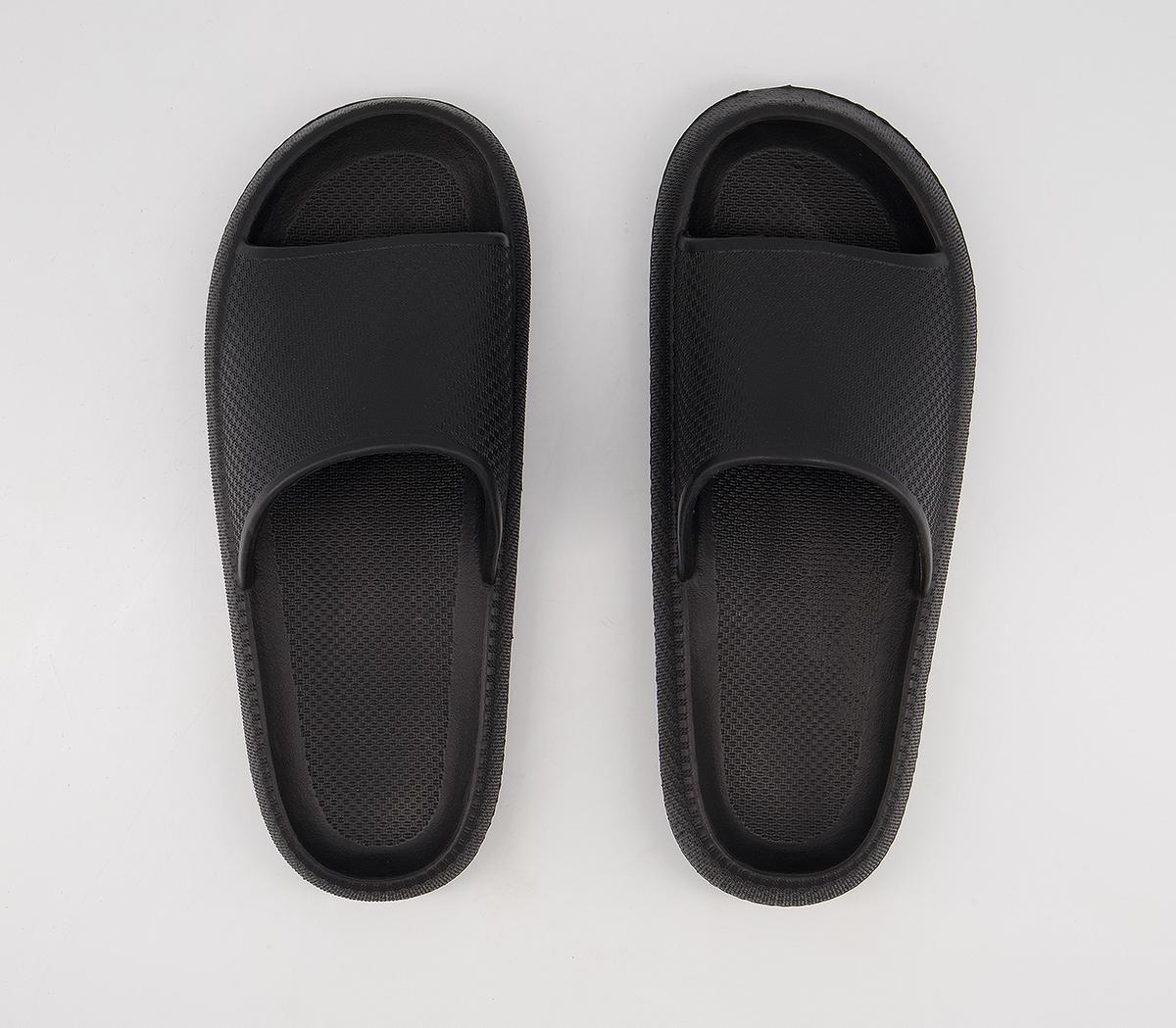 Office Soprano Bubble Slides Black - Women’s Sandals