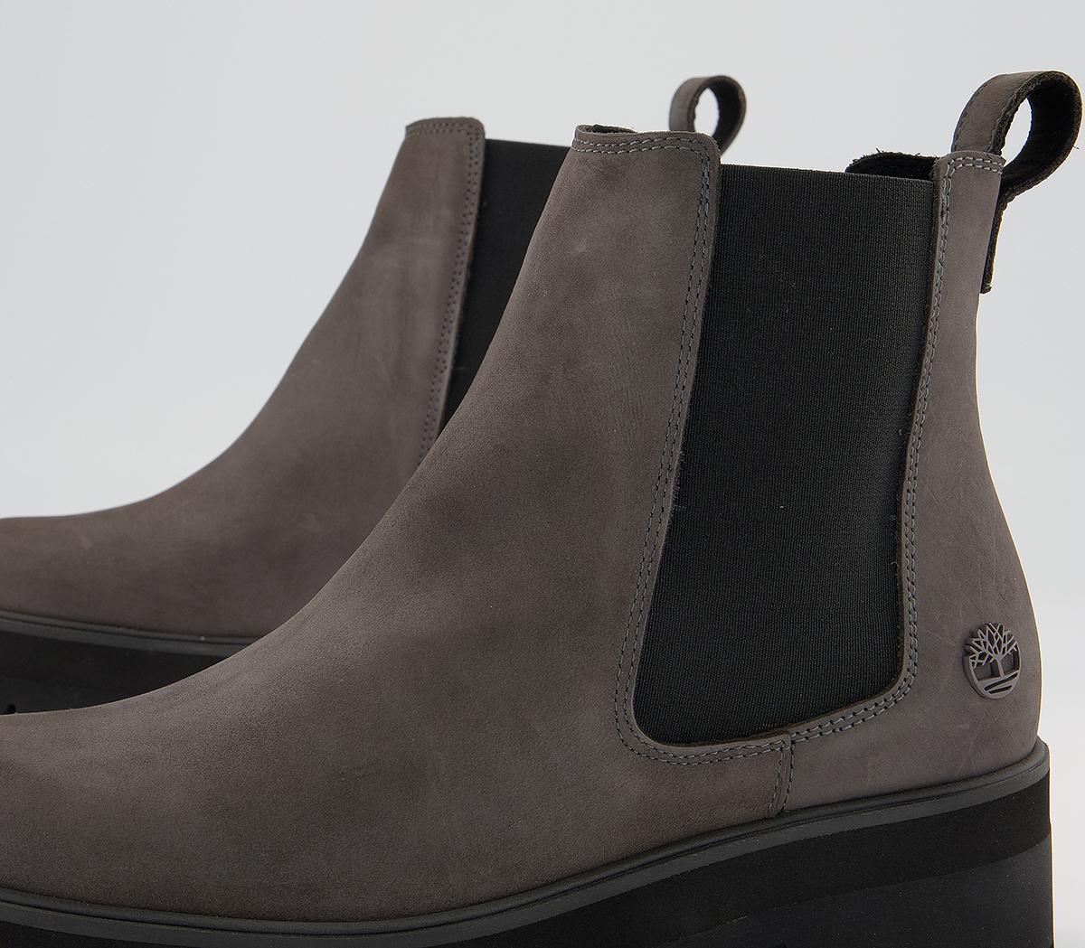 dark grey timberland boots womens
