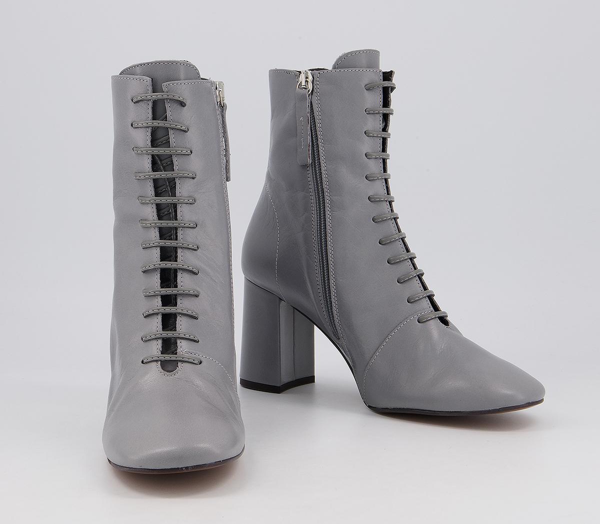 Affiliate Lace Up Dressy Square Toe Boots