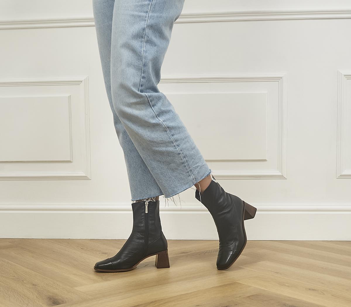Anagram Square Toe Sock Boots Anagram Square Toe Sock Boots