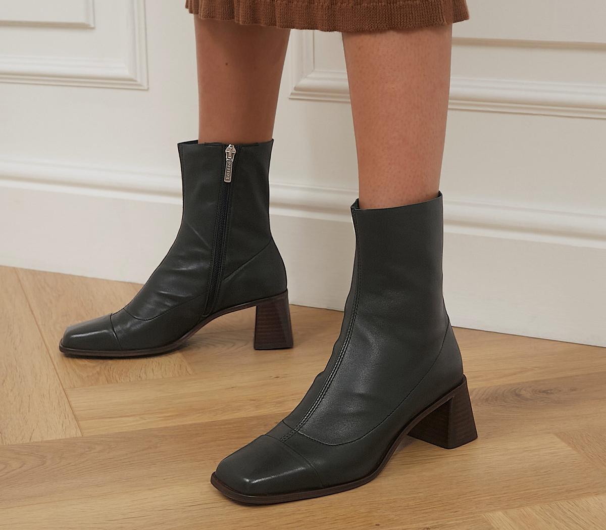 Anagram Square Toe Sock Boots Anagram Square Toe Sock Boots