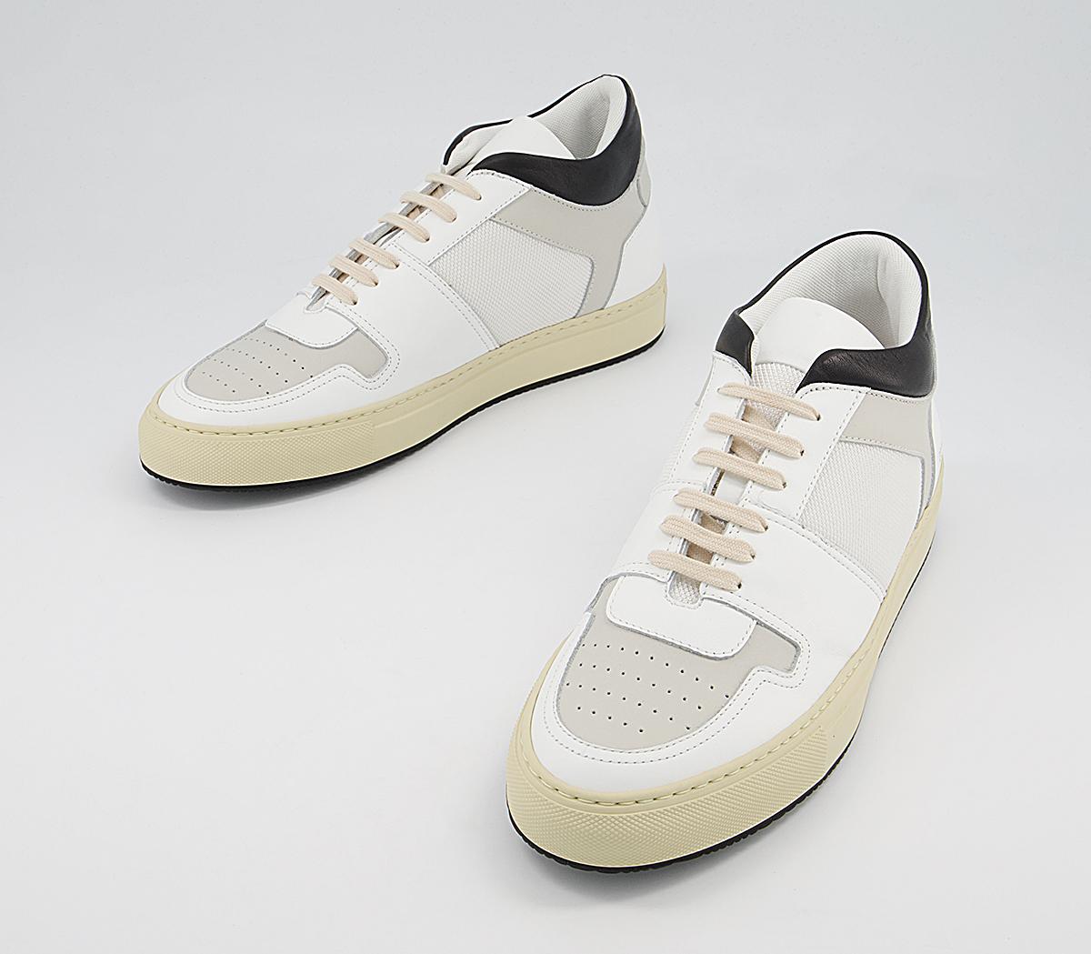 Common Projects Bball Low Decades Trainers White Black - His trainers