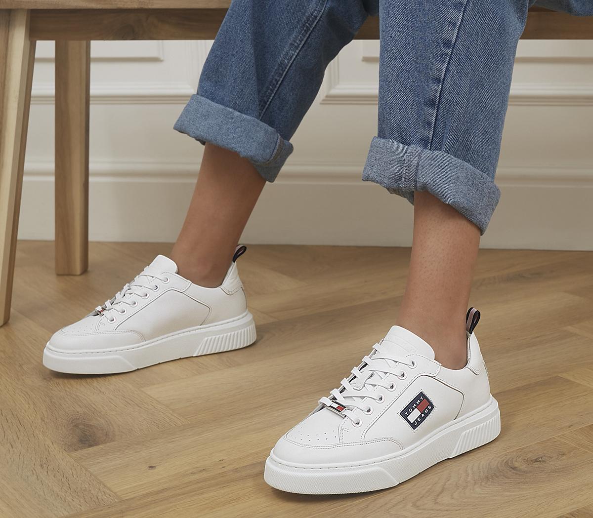 Elevated Leather Cupsole Trainers Elevated Leather Cupsole Trainers