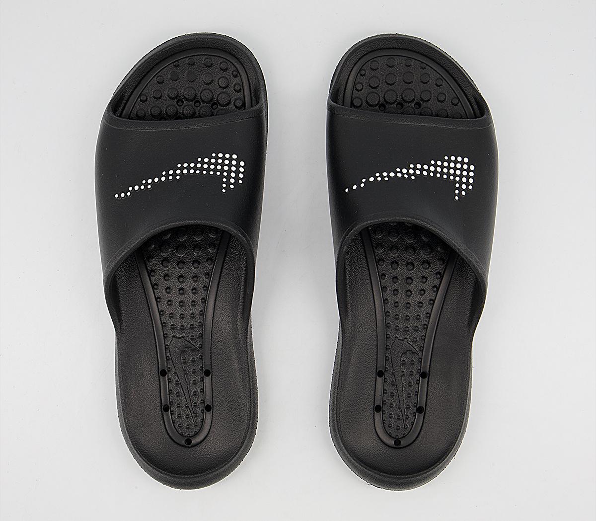Nike Shower Slides Black White Black - Men’s Sandals