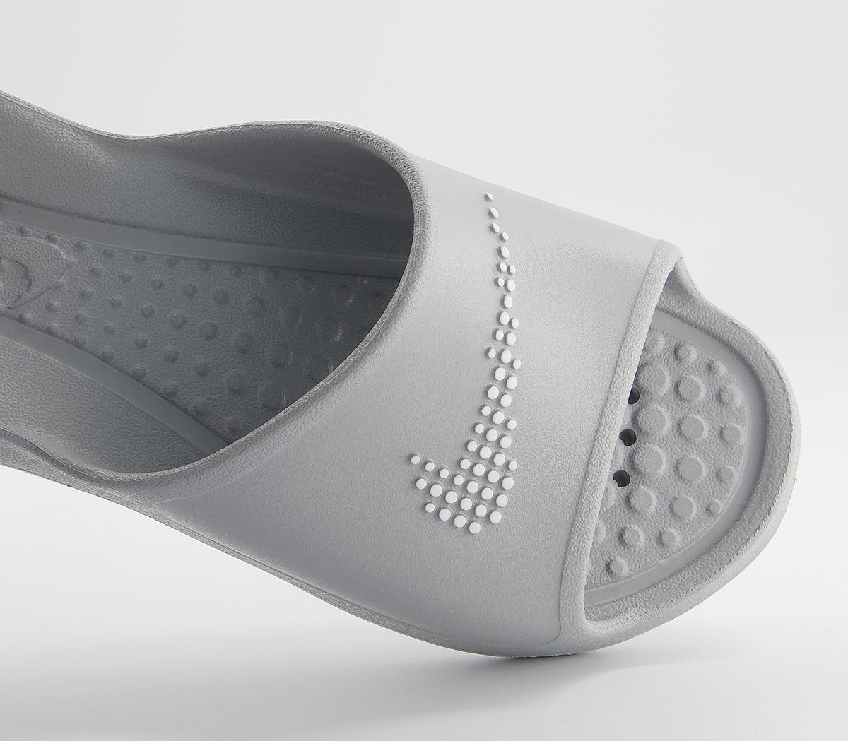 Nike Shower Slides Lt Smoke Grey White Lt Smoke - Men’s Sandals