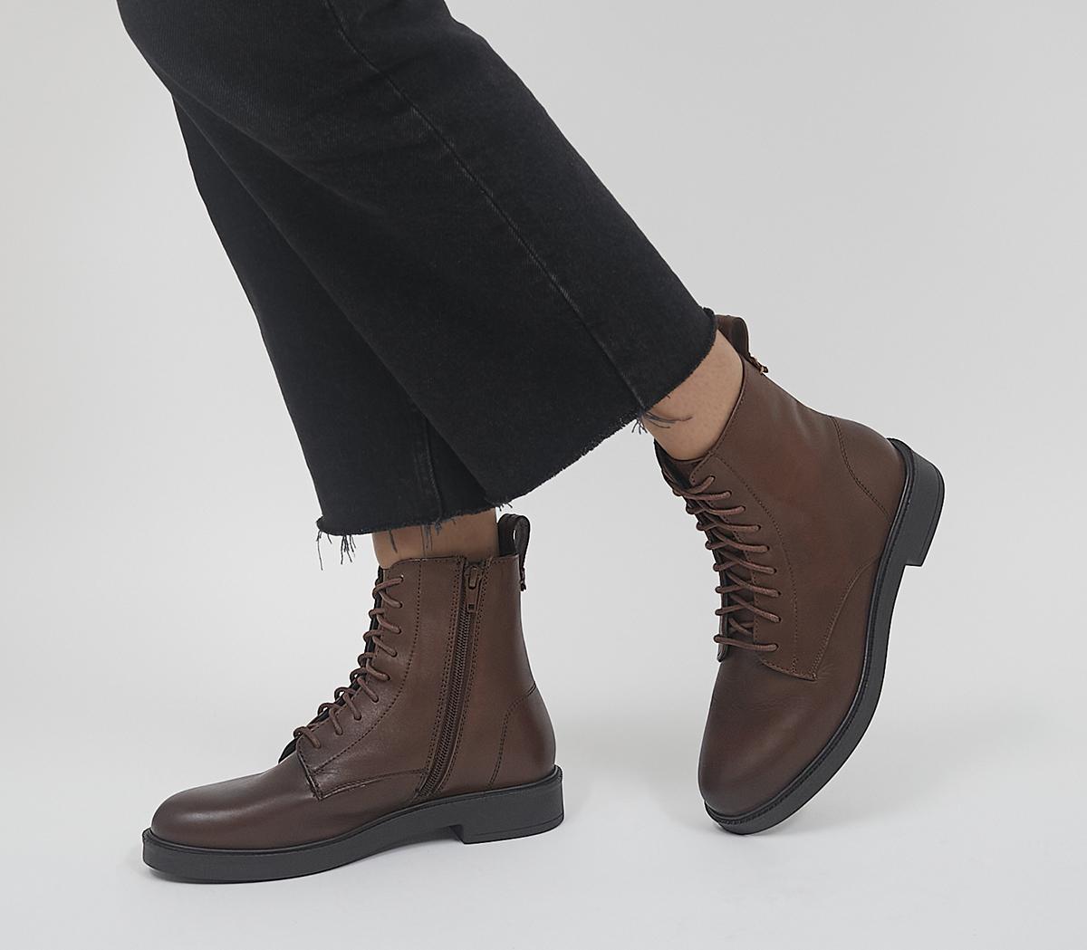 simple brown boots