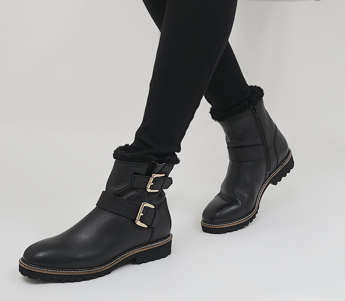 Apologetic Furlined Buckle Boots Apologetic Furlined Buckle Boots