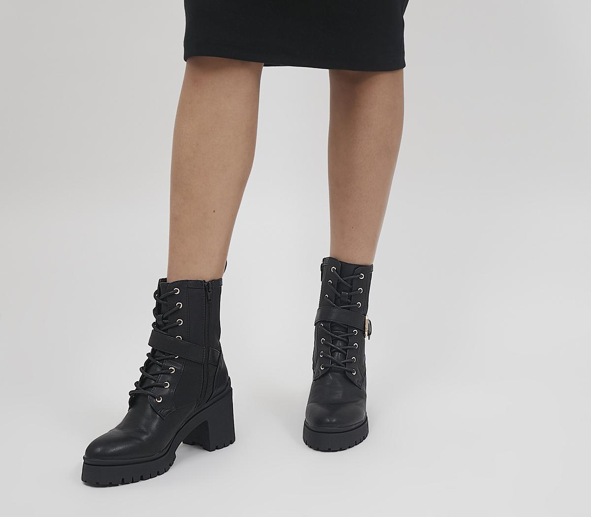 Amalinda Heeled Buckle Boots Amalinda Heeled Buckle Boots