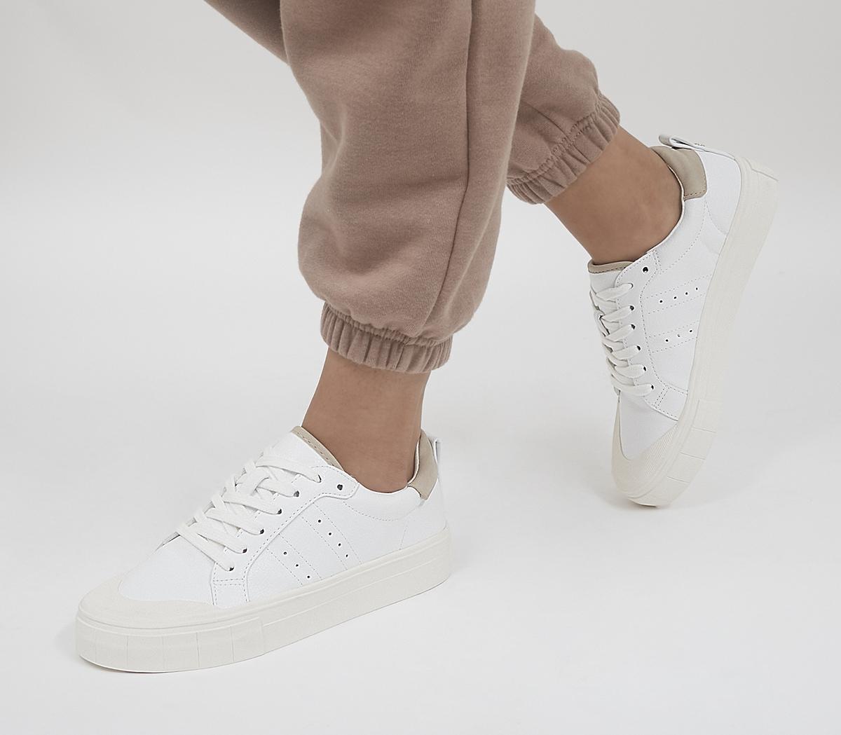 Floating Textured Sole Lace Up Trainers Floating Textured Sole Lace Up Trainers