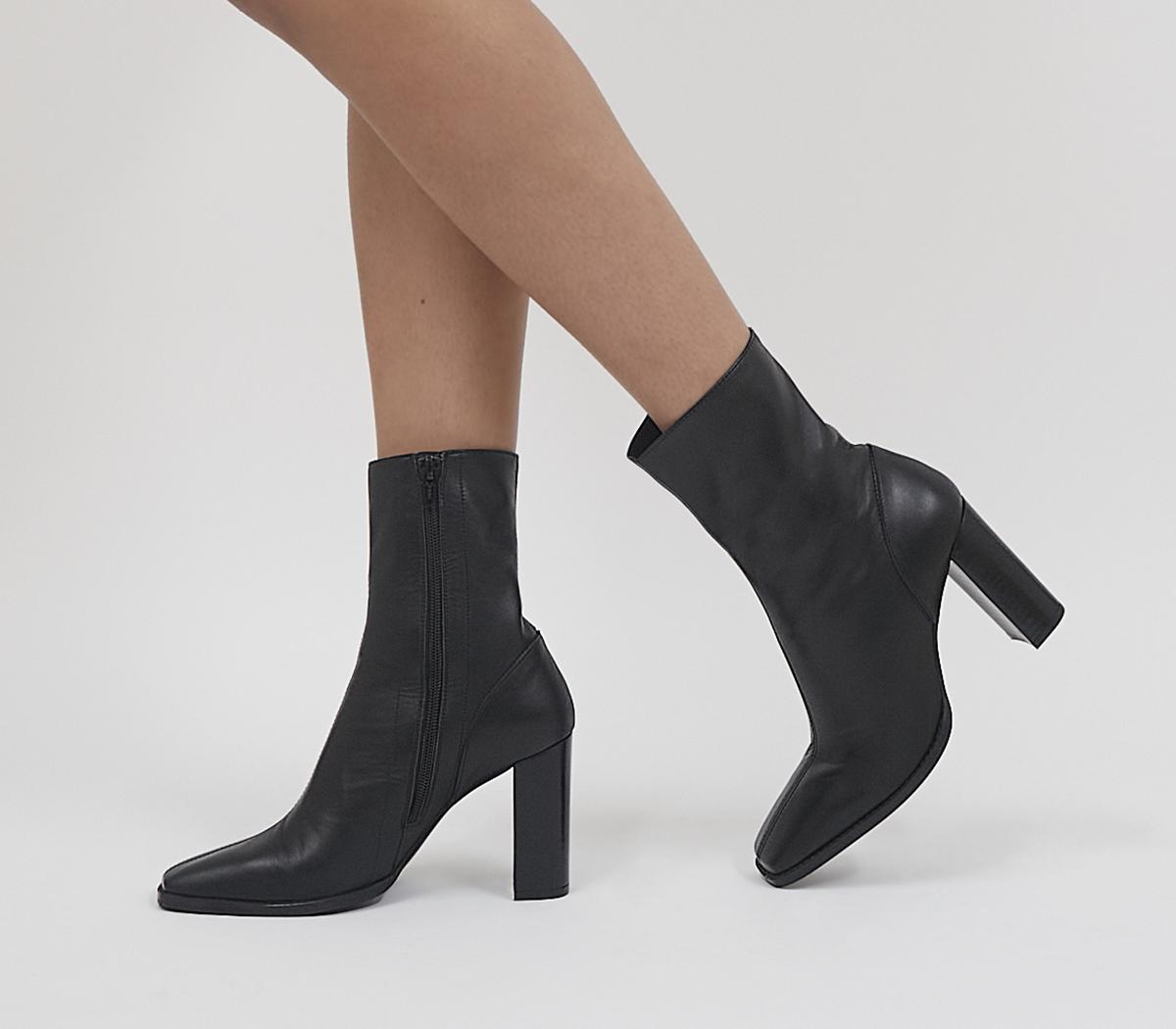 Ample High Square Toe Boots Ample High Square Toe Boots