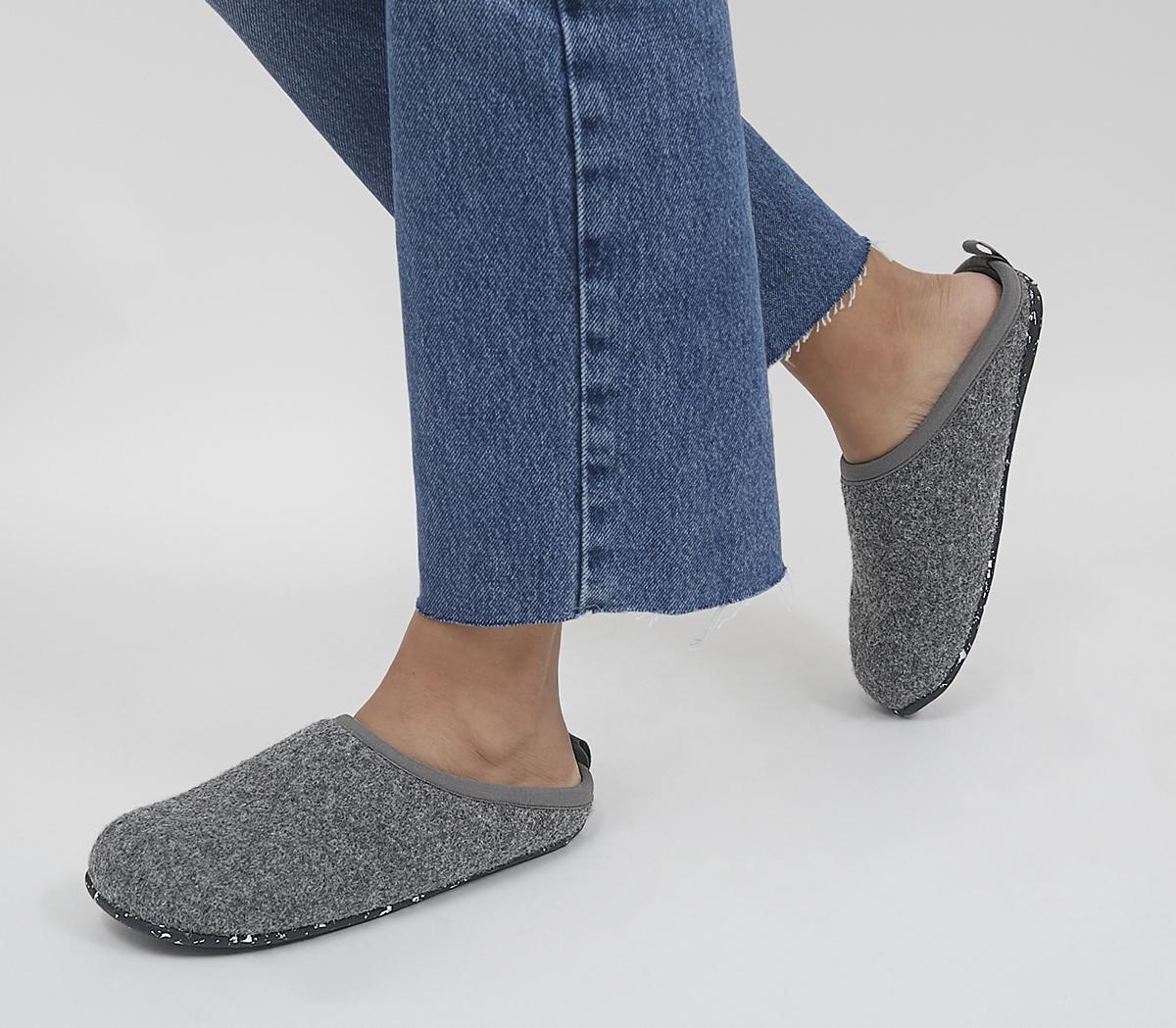 Gentleman Tekstforfatter Landbrug Camper Wabi Slippers Pastel Grey - Flat Shoes for Women