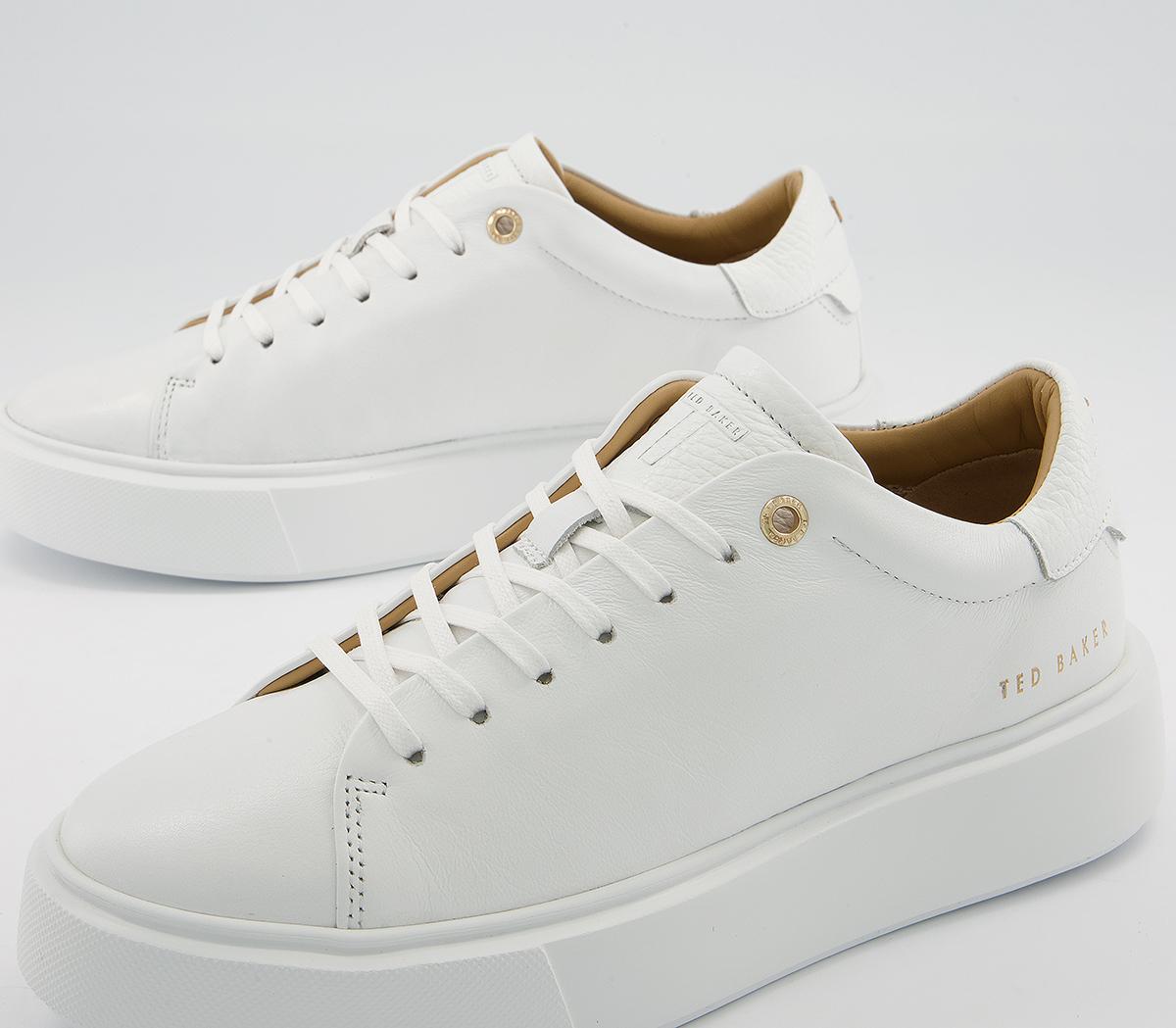 Ted Baker Yinka Trainers White - Flat Shoes for Women