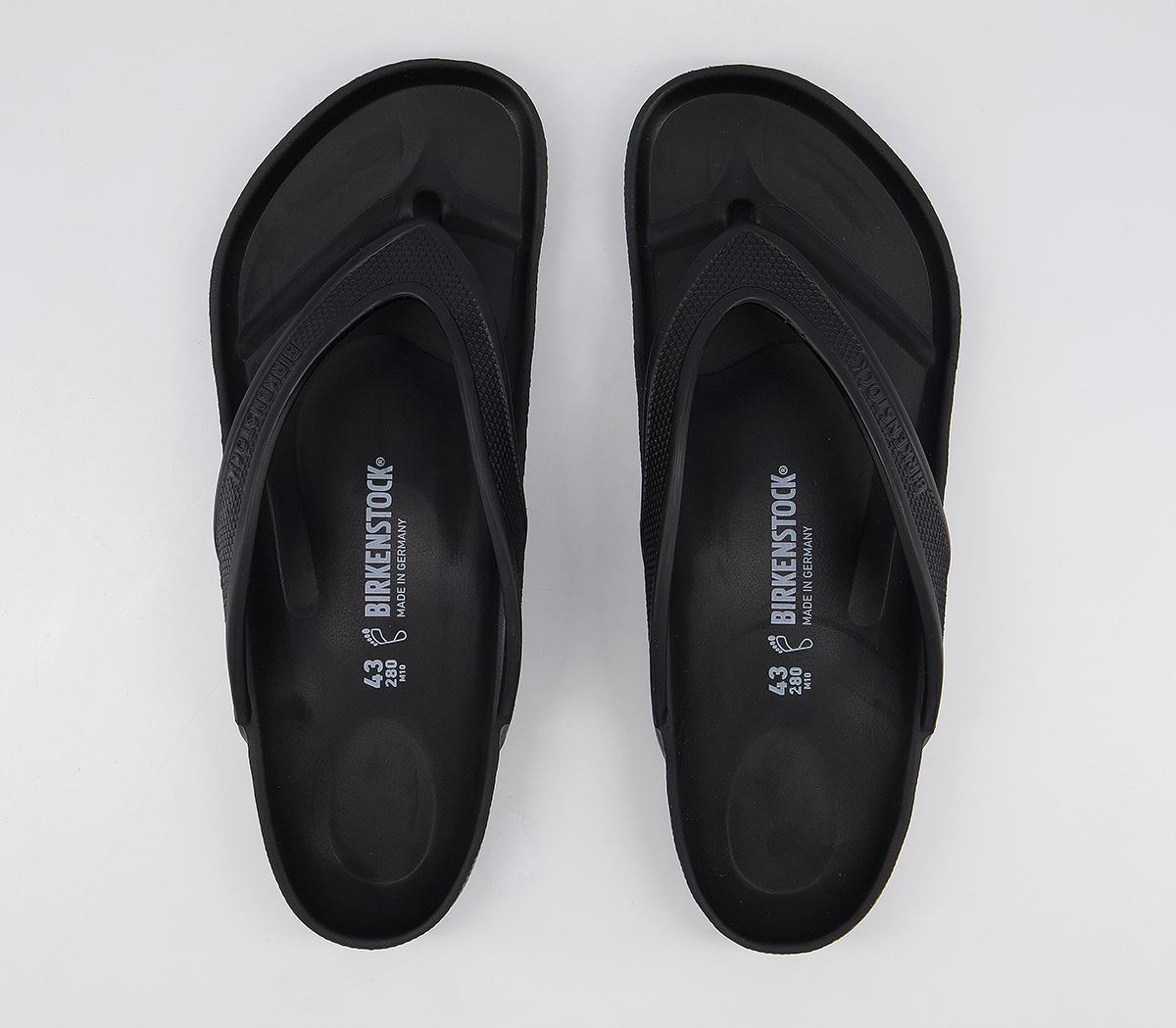 BIRKENSTOCK Honolulu Toe Thong Sandals M Black - Men’s Sandals