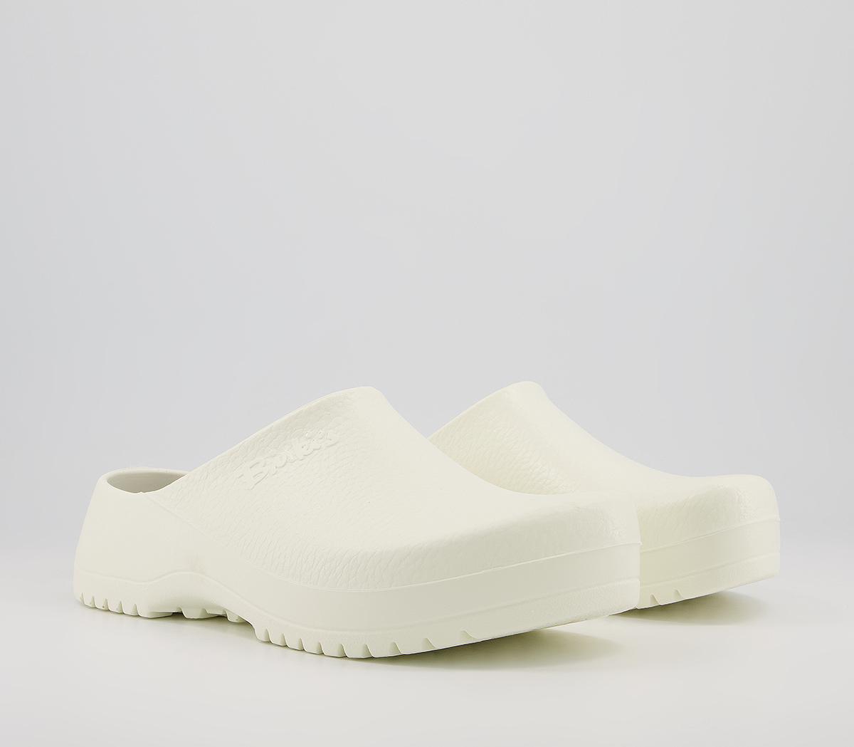 BIRKENSTOCK Super Birki Clogs White - Closed Toe Sandals