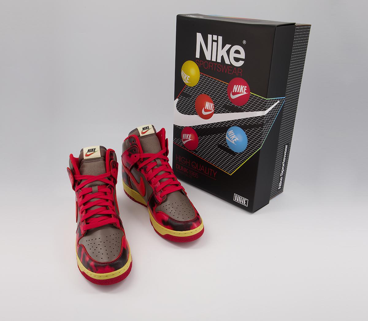 dunk high 1985 gym red