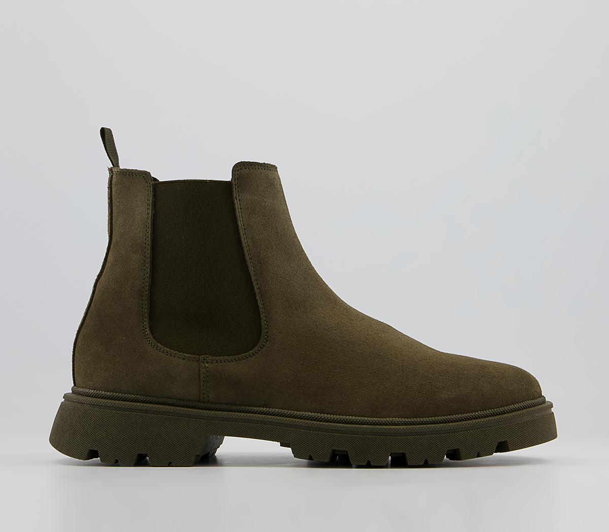 Bethal Colour Block Suede Chelsea Boots Bethal Colour Block Suede Chelsea Boots
