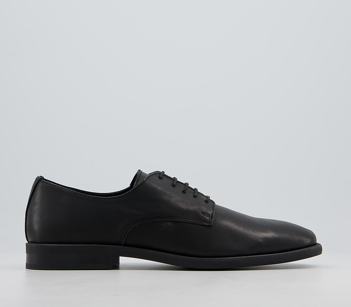 Muscat Square Toe High Shine Derby Shoes