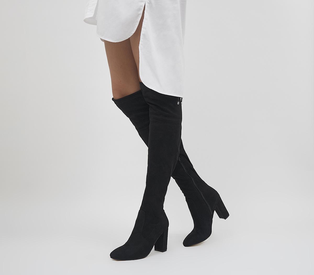 asos design katie chunky over the knee boots