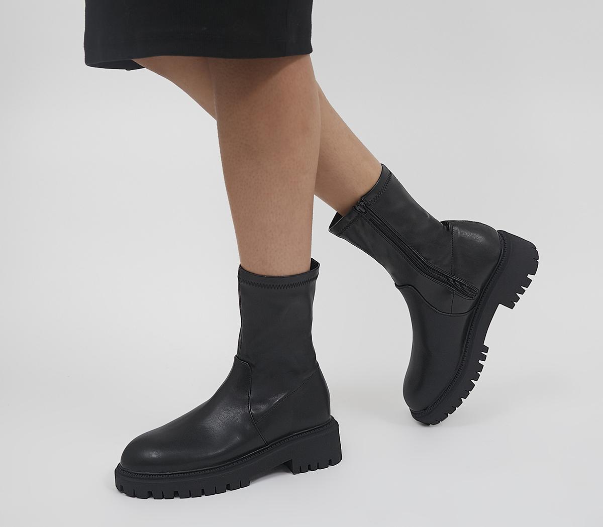 Annabella Chunky Stretch Sock Boots Annabella Chunky Stretch Sock Boots