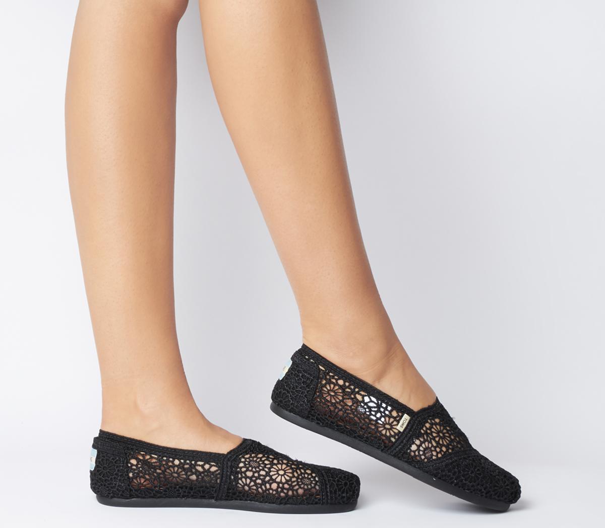 Toms Seasonal Classic Slip On Black 