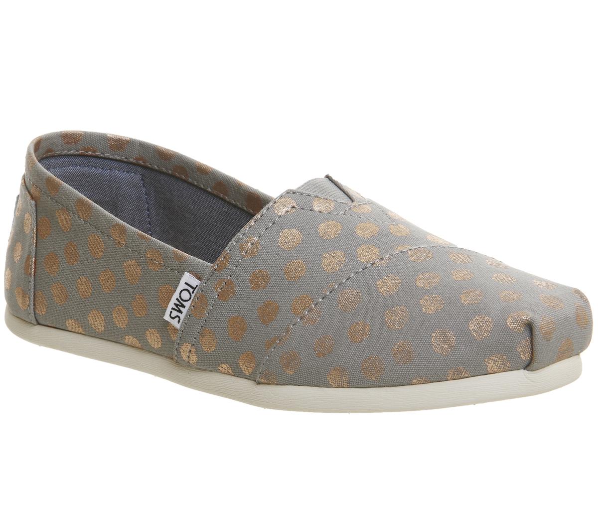 toms shoes rose gold